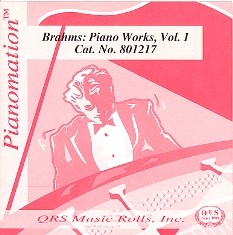 Brahms Piano Works, Vol. 1